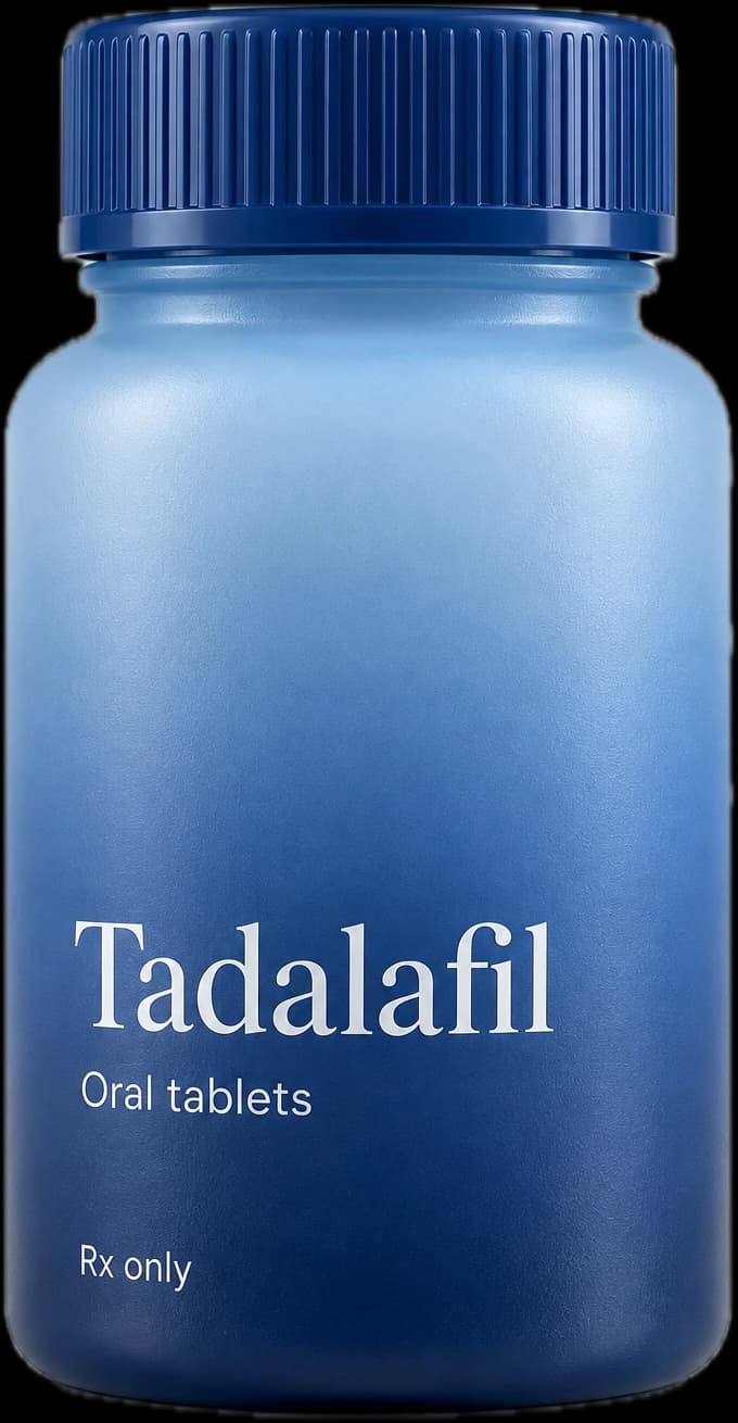 Tadalafil bottle