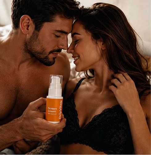 Couple sharing an intimate moment
